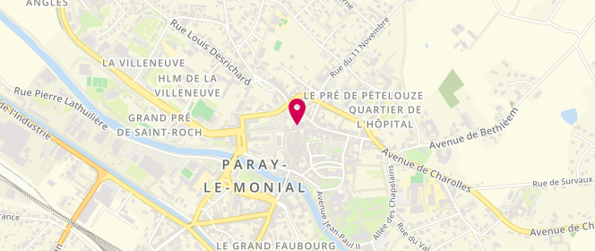 Plan de Epi de Louis, Rue Palais, 71600 Paray-le-Monial