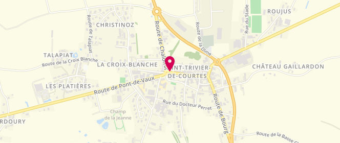 Plan de Boulangerie la Familiale, Grande Rue 244, 01560 Saint-Trivier-de-Courtes