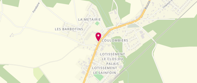 Plan de Boulangerie Passion Tradition, 31 Route Nationale, 86600 Coulombiers