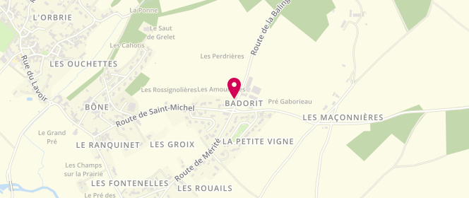 Plan de La Lutine, 197 Route Balingue, 85200 L'Orbrie