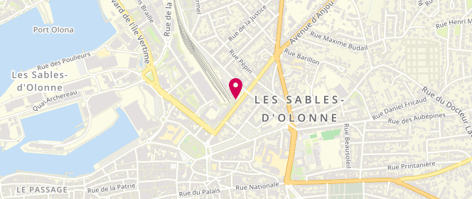 Plan de La Boulangery, 35 Avenue du Général de Gaulle, 85100 Les Sables-d'Olonne