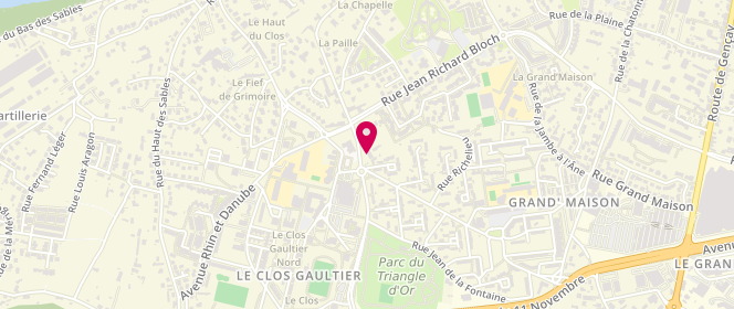 Plan de La Sablette Michel, 123 Rue du Faubourg Saint-Cyprien, 86000 Poitiers