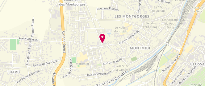 Plan de Boulangerie Lvs Pâtisserie, 3 Rue Leopold Sedar Senghor, 86000 Poitiers