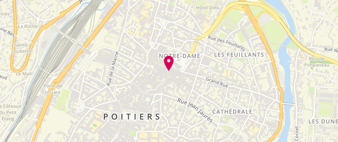 Plan de La Mie Câline, 4 Rue du Marché Notre Dame, 86000 Poitiers