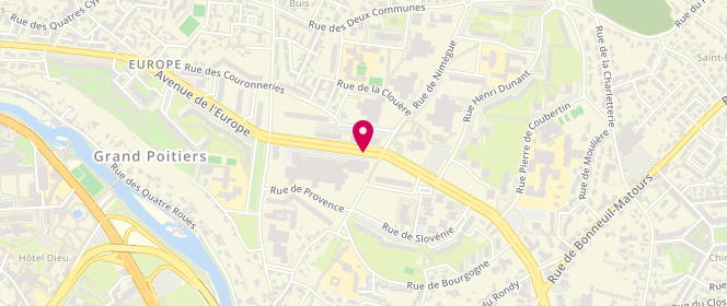 Plan de Coquemas, 74 Place de Provence, 86000 Poitiers