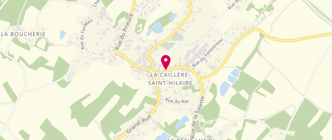 Plan de Le Fournil Caillerot, 17 Rue de la Raffinerie, 85410 La Caillère-Saint-Hilaire