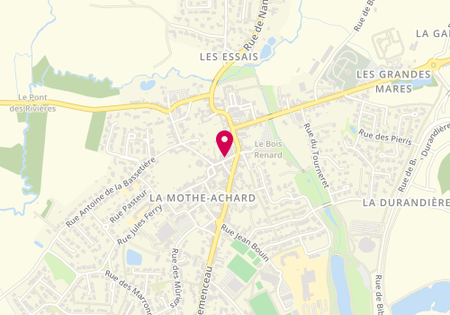 Plan de La Mie de la Mothe, 14 Rue Marechal Lattre de Tassigny, 85150 Les Achards