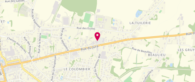 Plan de La Ronde des Pains, 75 Rue du Jura, 71500 Louhans