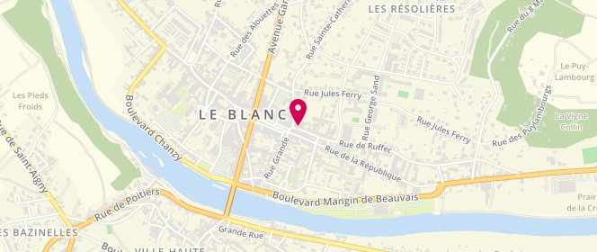 Plan de La Dublancoise, 7 Rue de Ruffec, 36300 Le Blanc
