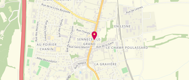 Plan de La Crousti'grigne, 78 Avenue du 4 Septembre 1944, 71240 Sennecey-le-Grand