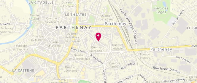 Plan de Bdg, 59 Rue Bourg Belais, 79200 Parthenay