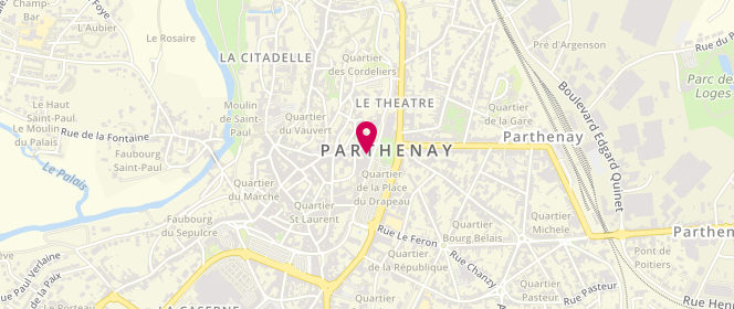 Plan de La Mie Câline, 69 Boulevard de la Meilleraye, 79200 Parthenay