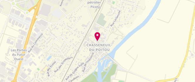 Plan de Lacasine, place du Centre, 86360 Chasseneuil-du-Poitou