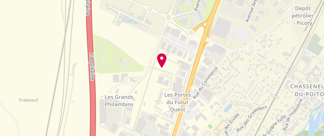 Plan de La Forestine, 10 Rue de Lanaja, 86360 Chasseneuil-du-Poitou