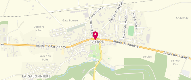 Plan de La Ch' Tite Boul' Ange d'Ayron, 1 Route de Parthenay, 86190 Ayron