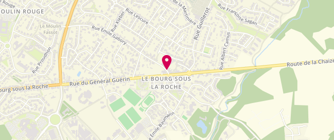Plan de Boulangerie Pâtisserie du Bourg Didier GILBERT, 147 Rue Emile Gabory, 85000 La Roche-sur-Yon