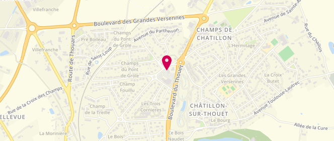 Plan de Parnasse, 32 Boulevard du Parnasse, 79200 Châtillon-sur-Thouet