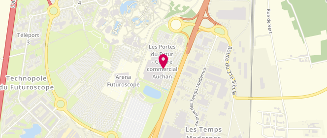 Plan de Espace Gourmand Roger Sicard, 14 à Centre Commercial de Chasseneuil, 86360 Chasseneuil-du-Poitou