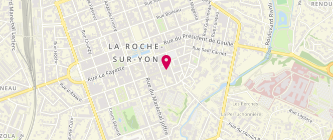 Plan de Boulangerie des Halles, 26 Rue des Halles, 85000 La Roche-sur-Yon