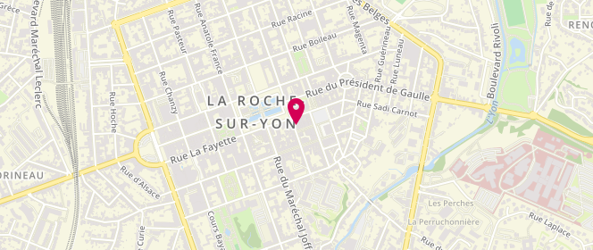 Plan de Briocherie Sicard, 1 Rue Paul Baudry, 85000 La Roche-sur-Yon