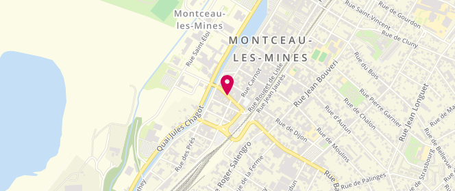 Plan de GUINOT Bertrand, 16 Rue des Oiseaux, 71300 Montceau-les-Mines