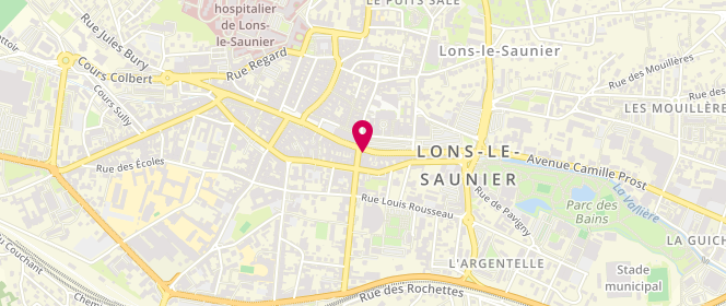 Plan de La Menthe Sauvage, 43 Avenue Jean Moulin, 39000 Lons-le-Saunier