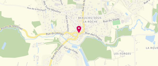 Plan de TIREL Alain, 2 Rue des Sables, 85190 Beaulieu-sous-la-Roche