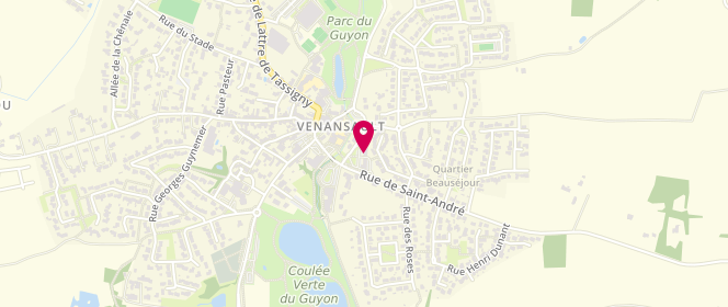 Plan de Boulangerie Moulu, Rue Saint-André, 85190 Venansault