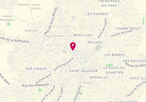 Plan de Patisserie Mousnier, 2 Rue du Doct Viaud Grand Marais, 85350 L'Île-d'Yeu