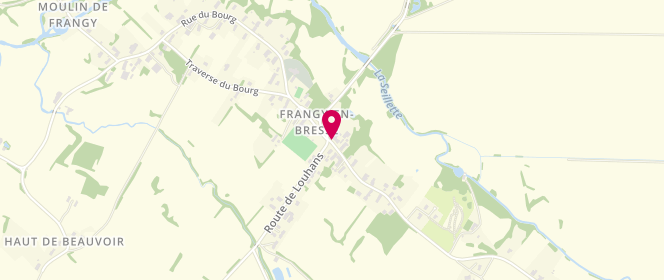 Plan de Aux Gourmandises de Frangy, 3 Route Charnay, 71330 Frangy-en-Bresse