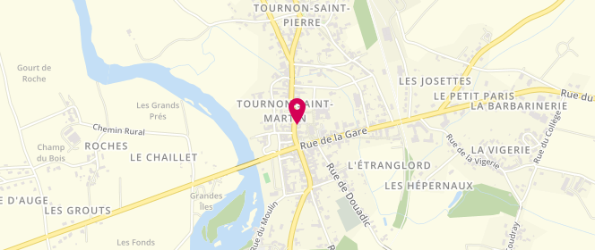 Plan de Maison Lauris, 10 Rue de la Mairie, 36220 Tournon-Saint-Martin