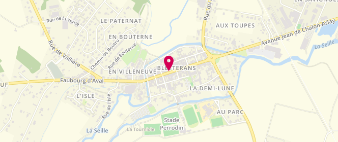 Plan de La Fournee du Revermont, 55 Rue Louis le Grand, 39140 Bletterans