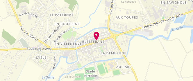 Plan de Boulangerie Fumey, 35 Rue Louis le Grand, 39140 Bletterans