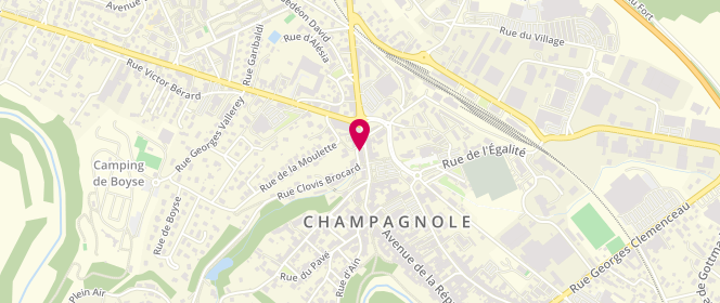 Plan de La Grange Aux Pains, 16 Rue Baronne Delort, 39300 Champagnole