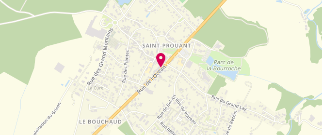 Plan de Le Fournil de Saint Prouant, 18 Rue de l'Ocean, 85110 Saint-Prouant