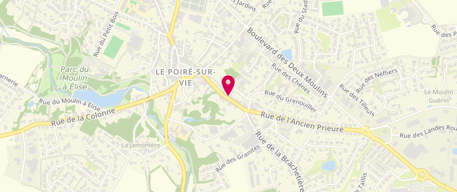 Plan de Boulanger Pâtissier Ordonneau Jean-Louis, 13 Rue de la Chapelle, 85170 Le Poiré-sur-Vie