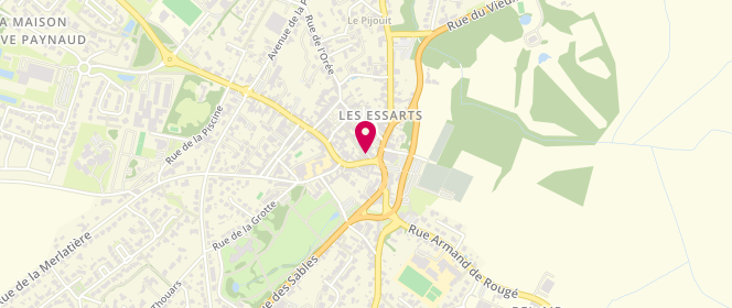 Plan de Loansa le Fournil du Bocage, 4 Rue Georges Clemenceau, 85140 Essarts-en-Bocage