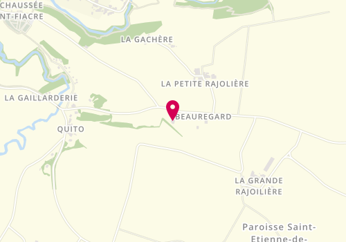 Plan de Boulangerie Pâtisserie Artisanale la Colline des Hauts Bocages Vendéens, 2 Beauregard, 85640 Mouchamps