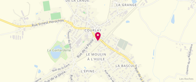 Plan de GORRY Alain, 53 place de la Mairie, 79440 Courlay