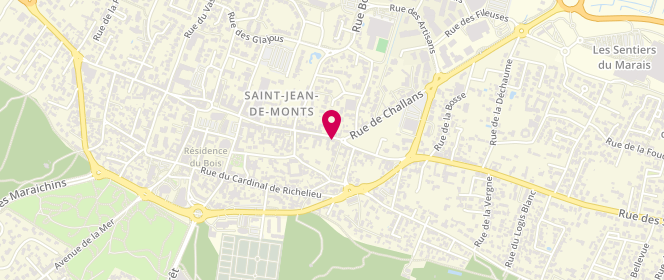 Plan de L'Airelle, 3 Rue du Général de Gaulle, 85160 Saint-Jean-de-Monts