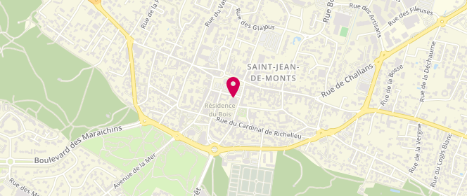 Plan de L'Airelle, Place Jean Yole, 85160 Saint-Jean-de-Monts