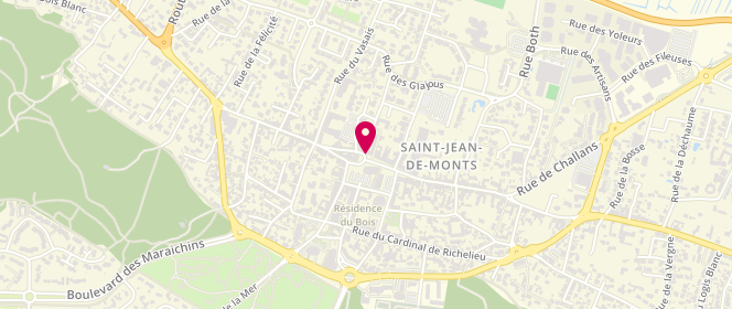 Plan de L'Envie Sucre et Sale, 60 Rue du Général de Gaulle, 85160 Saint-Jean-de-Monts