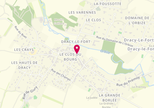 Plan de Boulangerie de Dracy, 1 Rue du Bourg, 71640 Dracy-le-Fort