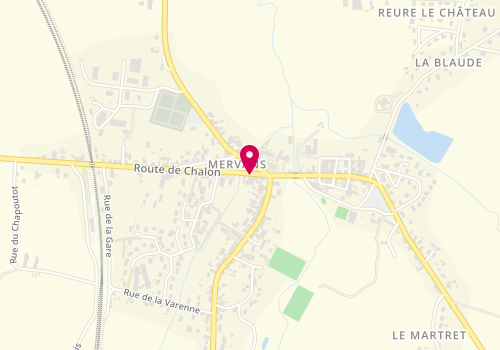 Plan de L'épi Doré, 11 Route de Chalon, 71310 Mervans