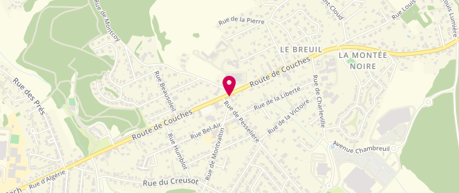 Plan de Boulangerie Pâtisserie, 50 Route de Couches, 71670 Le Breuil
