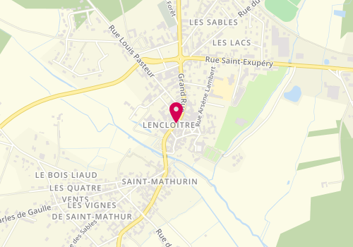 Plan de Les Trésors du Blé, 14 place du Général Pierre, 86140 Lencloître