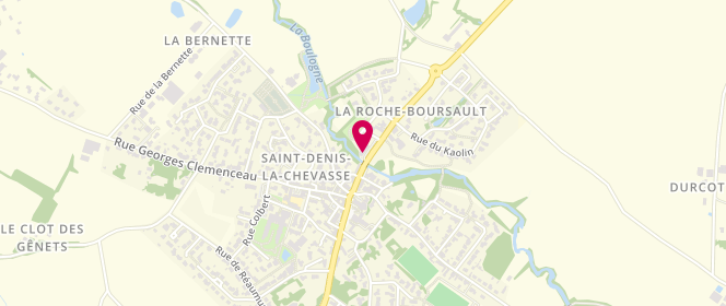 Plan de Boulangerie Pâtisserie Maison Geffard, 9 Rue Jean Yole, 85170 Saint-Denis-la-Chevasse