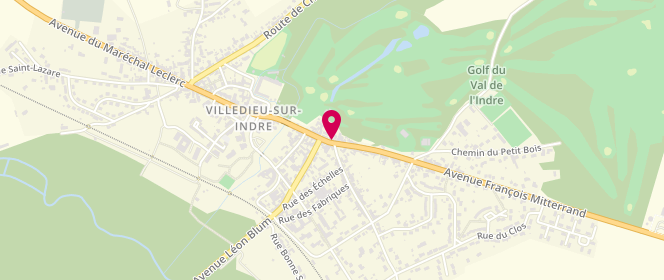 Plan de Jousse aurelien, 67 Rue du Général de Gaulle, 36320 Villedieu-sur-Indre