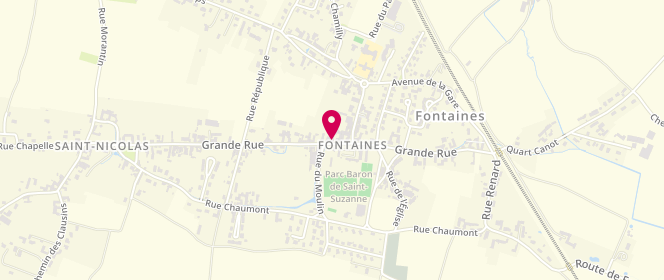Plan de Boulangerie Cianni, 44 Grande Rue, 71150 Fontaines