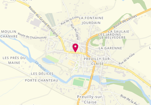 Plan de Maisons Lauris, 11 Place des Halles, 37290 Preuilly-sur-Claise